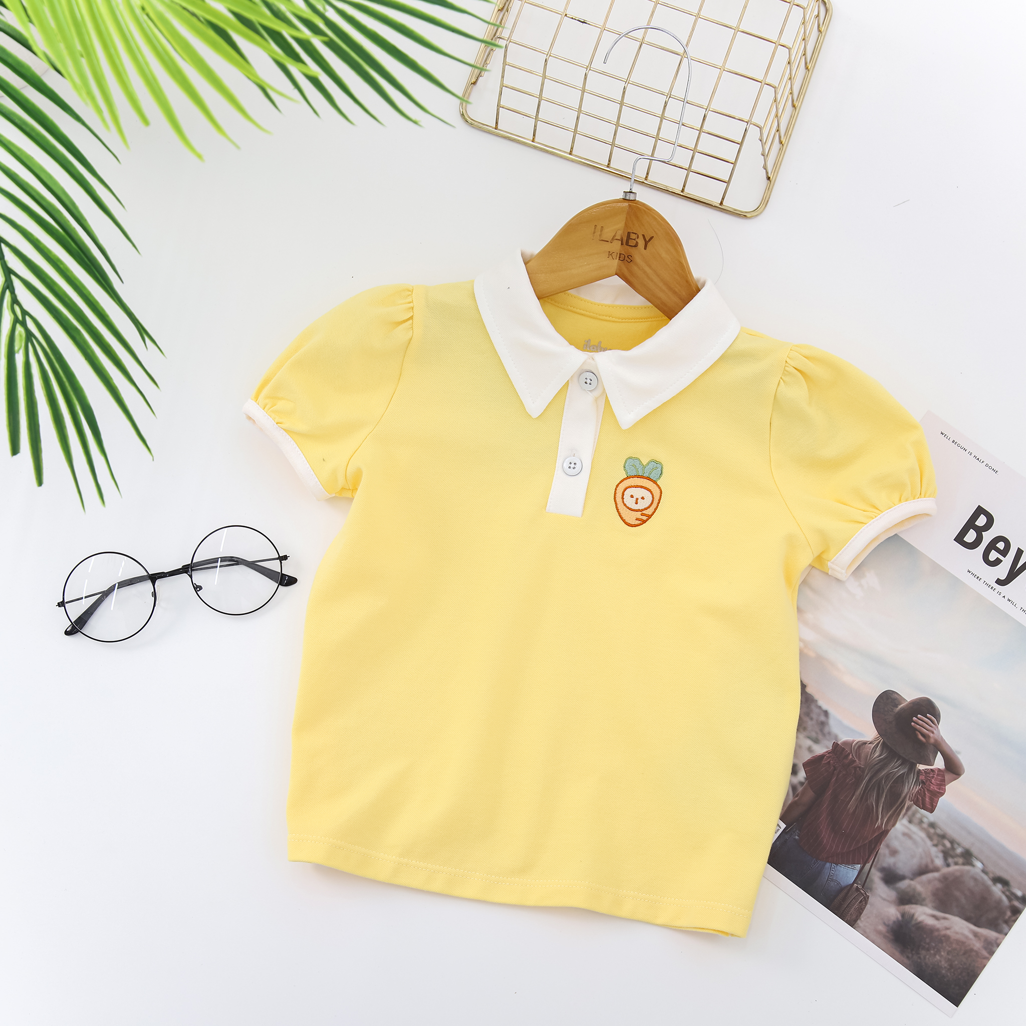 Áo polo thêu ngực tay bồng_thumbnail_1