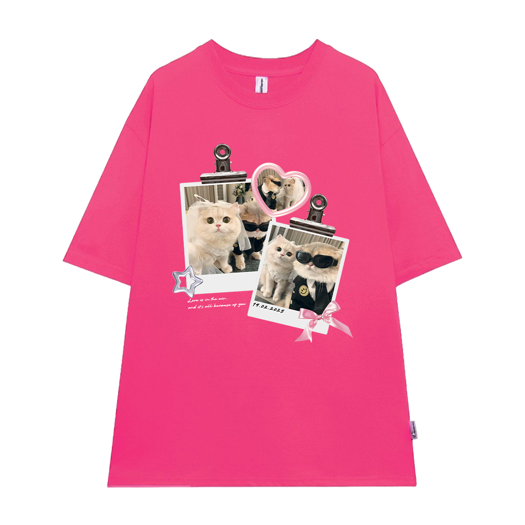 Áo thun cặp nam nữ form rộng 1946 Miucho cổ tròn vải 4c cotton 220gsm thoáng mát in mix_thumbnail_12