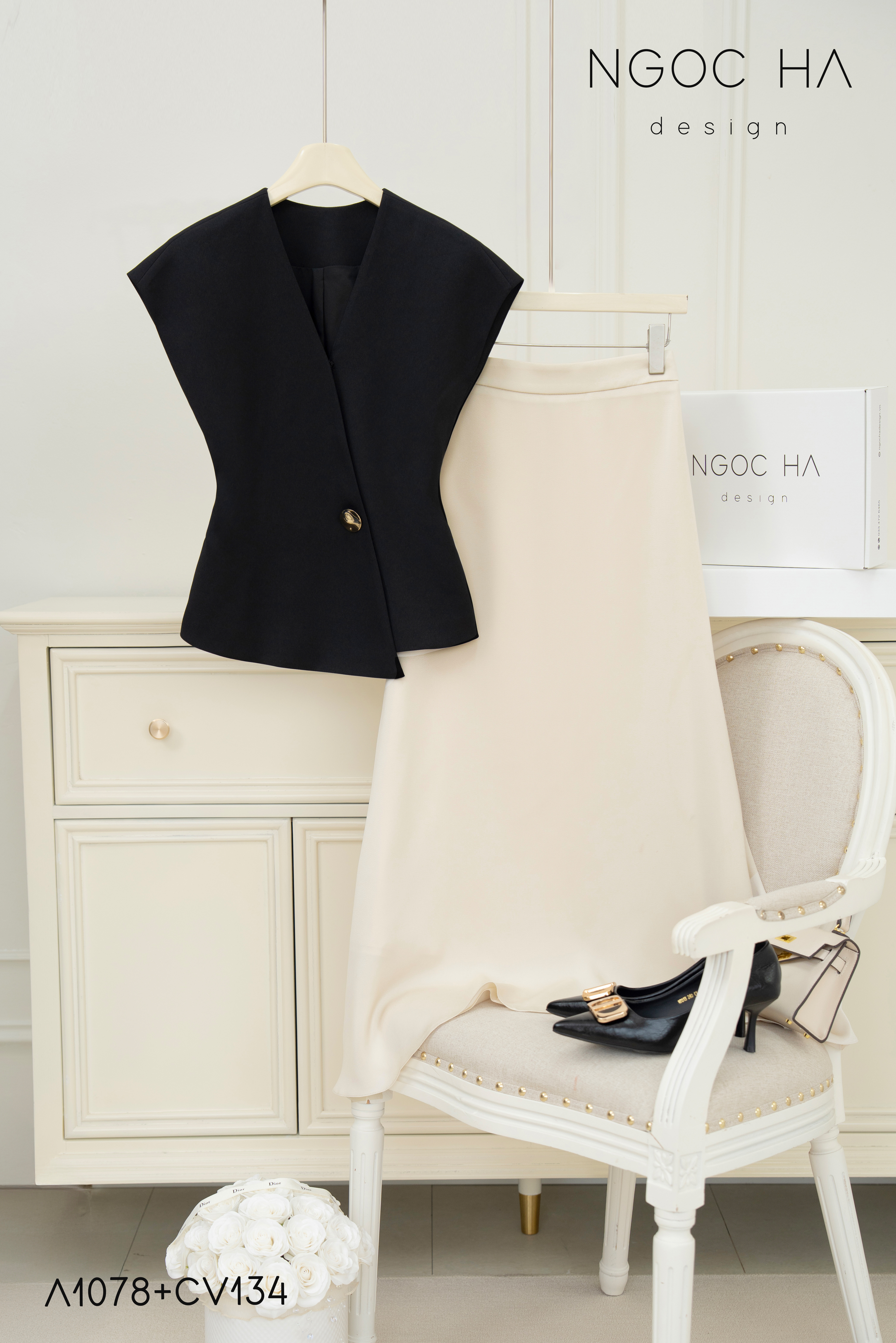 Diva Set_ Áo Rớt Vai Cổ V, Chân Váy Lụa Đuôi Cá A1078+CV134_thumbnail_14