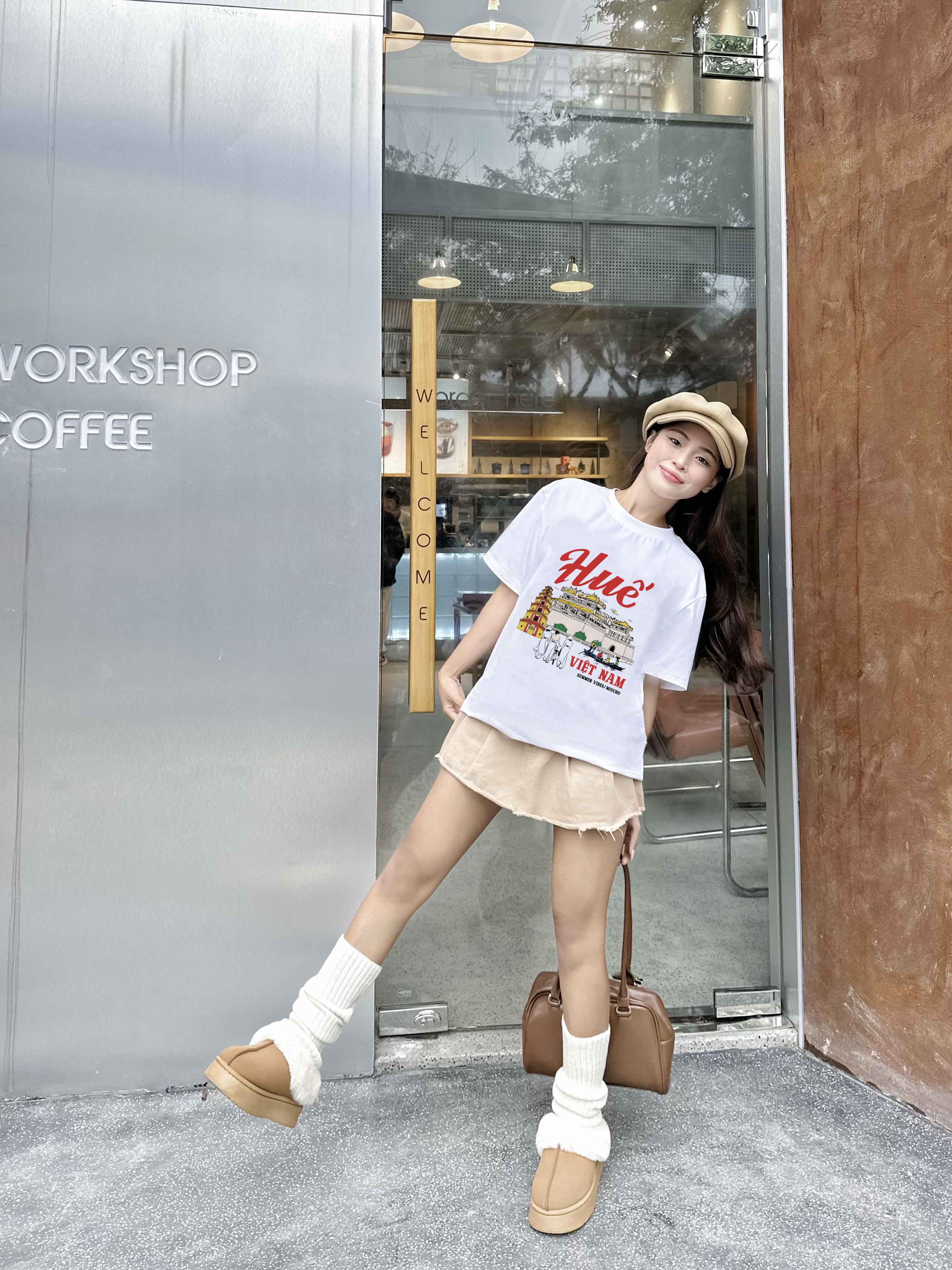 Áo thun du lịch Huế ATD1265 Miucho vải cotton thoáng mát in mix_thumbnail_3