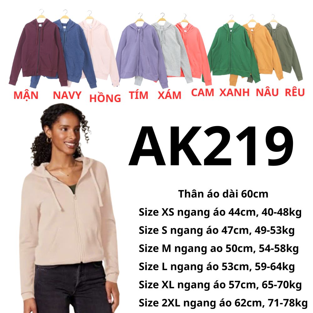 AK219- ÁO KHOÁC NỮ