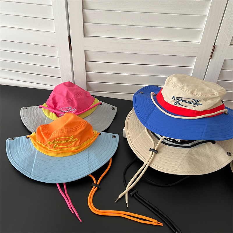 Mũ bucket vành rộng leo núi, trekking phối nhiều màu HZ2529_thumbnail_13