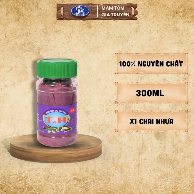 Mắm tôm Ba Làng T&H Hũ 300ml
