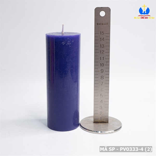 Nến trụ màu tím 15cm Vivian_thumbnail_1