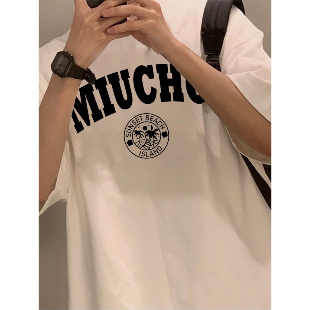 Áo thun nam form rộng ATD541 Miucho Man cotton cổ tròn in graphic_thumbnail_2