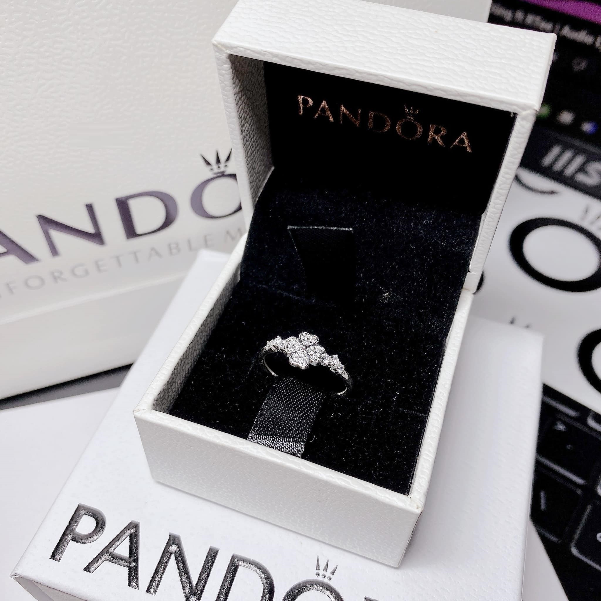 N156 - Nhẫn cỏ 4 lá pha lê_thumbnail_2