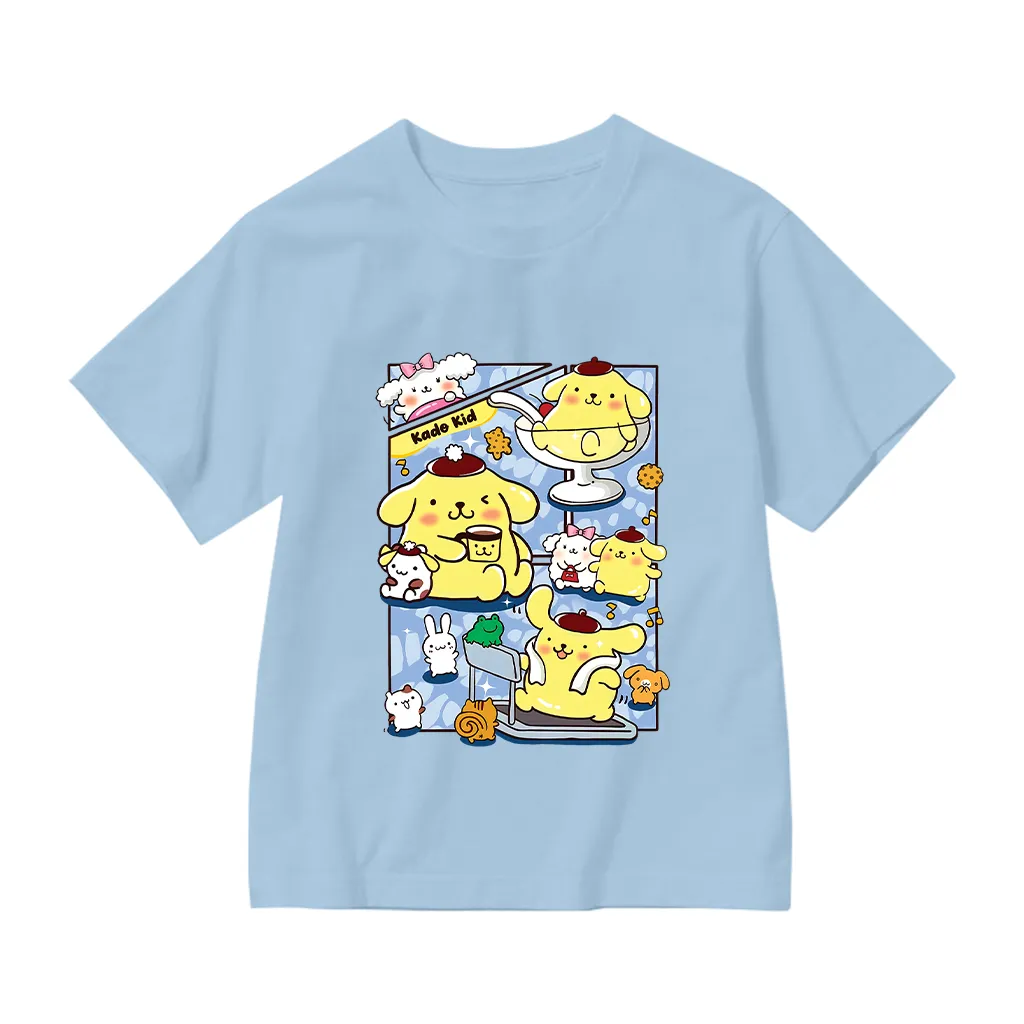 Áo thun bé gái hoạt hình dễ thương Kado vải cotton thoáng mát cổ tròn in artwork 2969_thumbnail_10