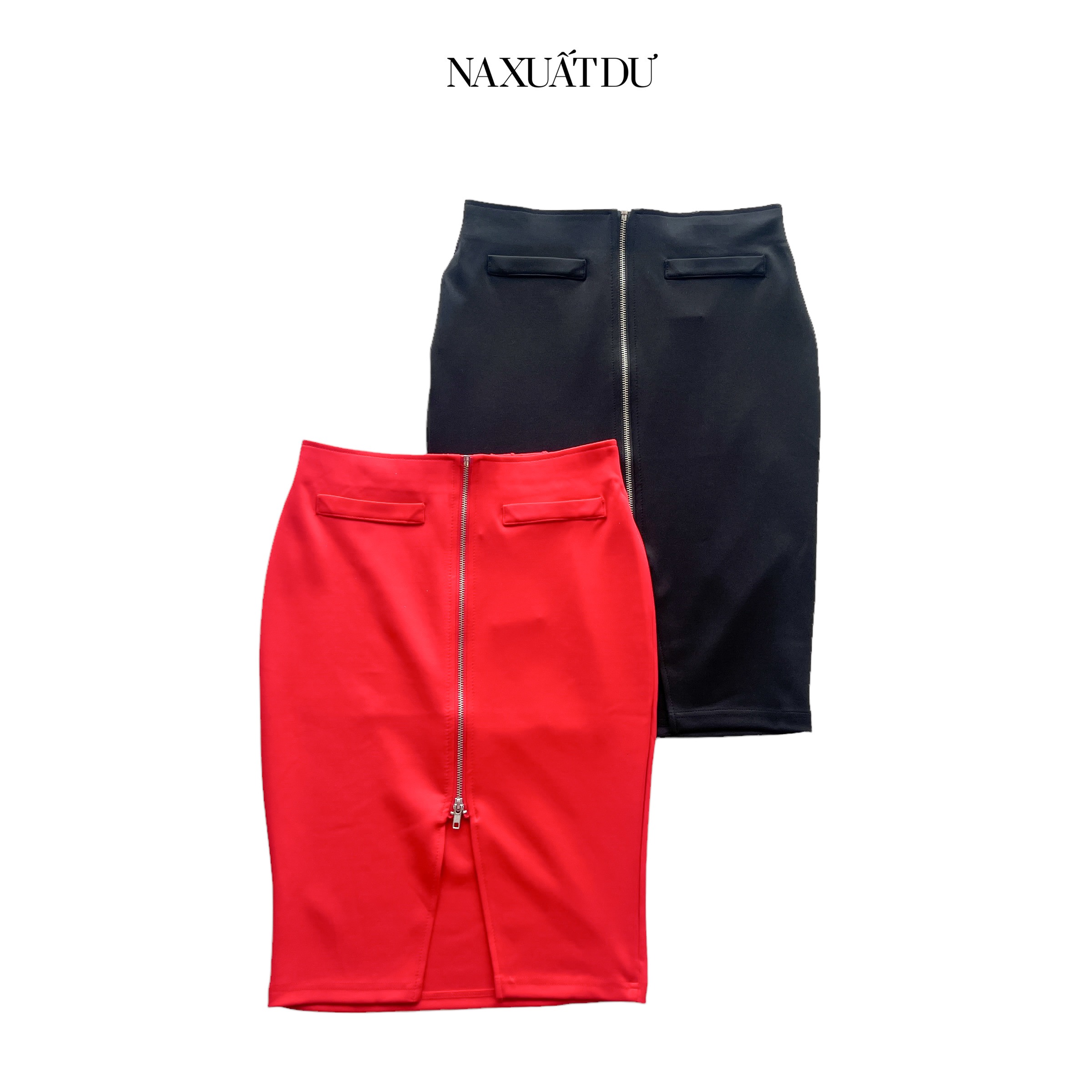 Chân váy bút chì dây kéo trước nữ - V197 (SALE) - TK_thumbnail_2