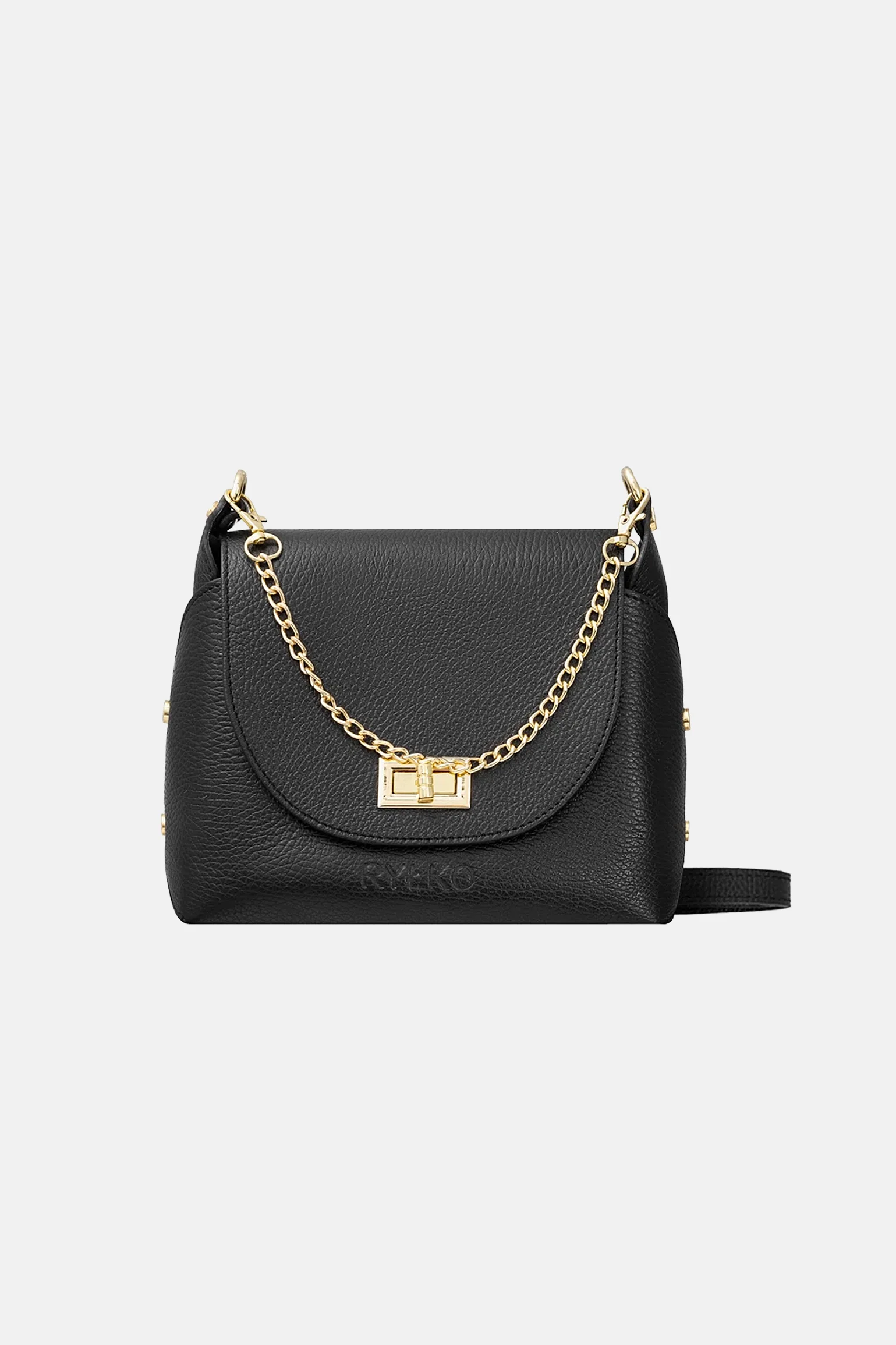 Elegant handbag with gold details
