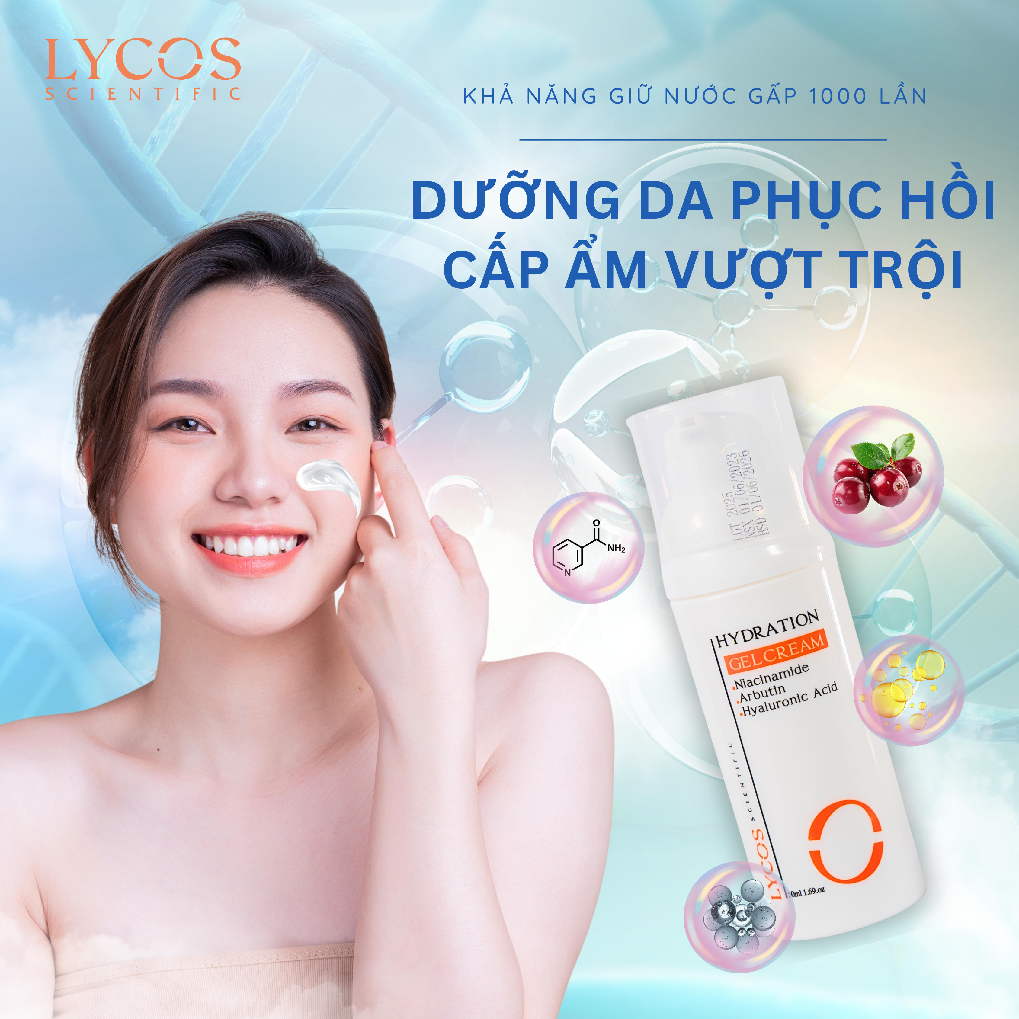 Kem Dưỡng Ẩm LYCOS Hydration Cấp Ẩm, Làm Dịu & Dưỡng Sáng Da 50ml_thumbnail_2