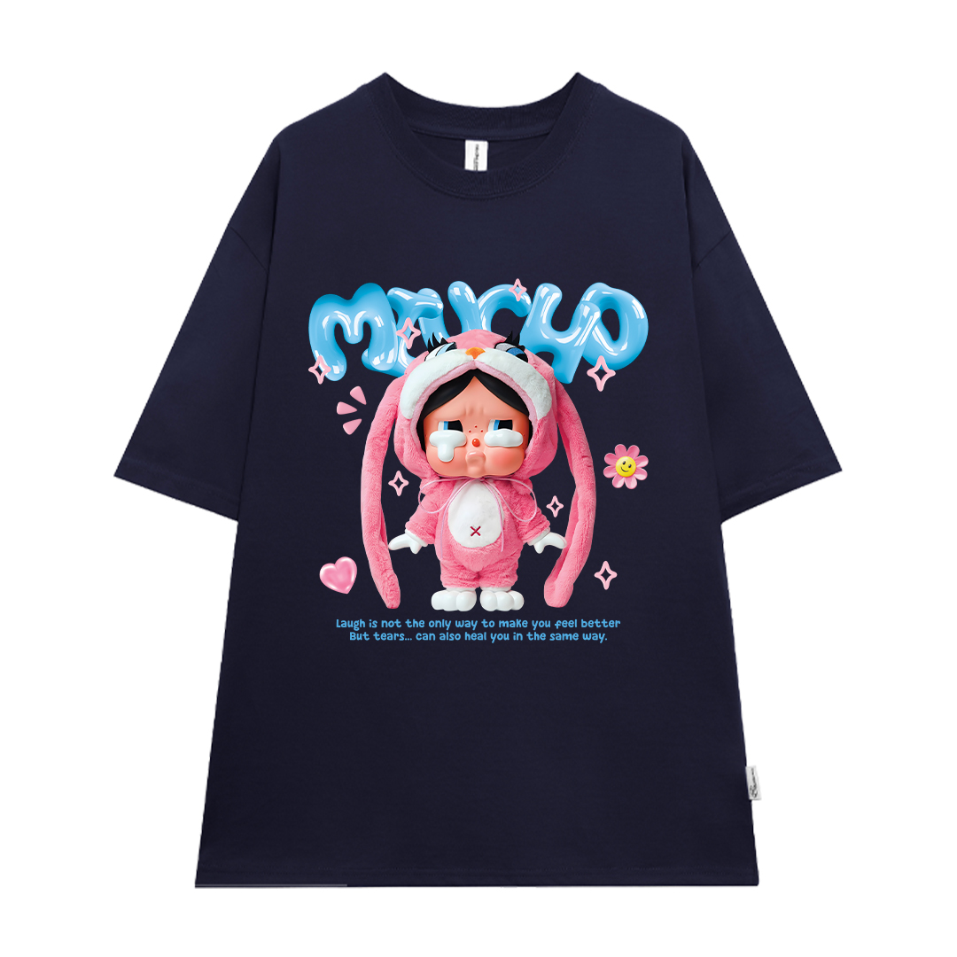 Áo thun CRY BABY nhiều màu ATD1335 Miucho form rộng vải cotton in mix_thumbnail_17