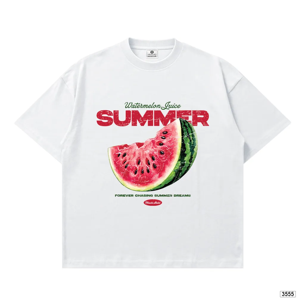 Áo thun boxy nam nữ Summer Watermelon Miucho 3555_thumbnail_0