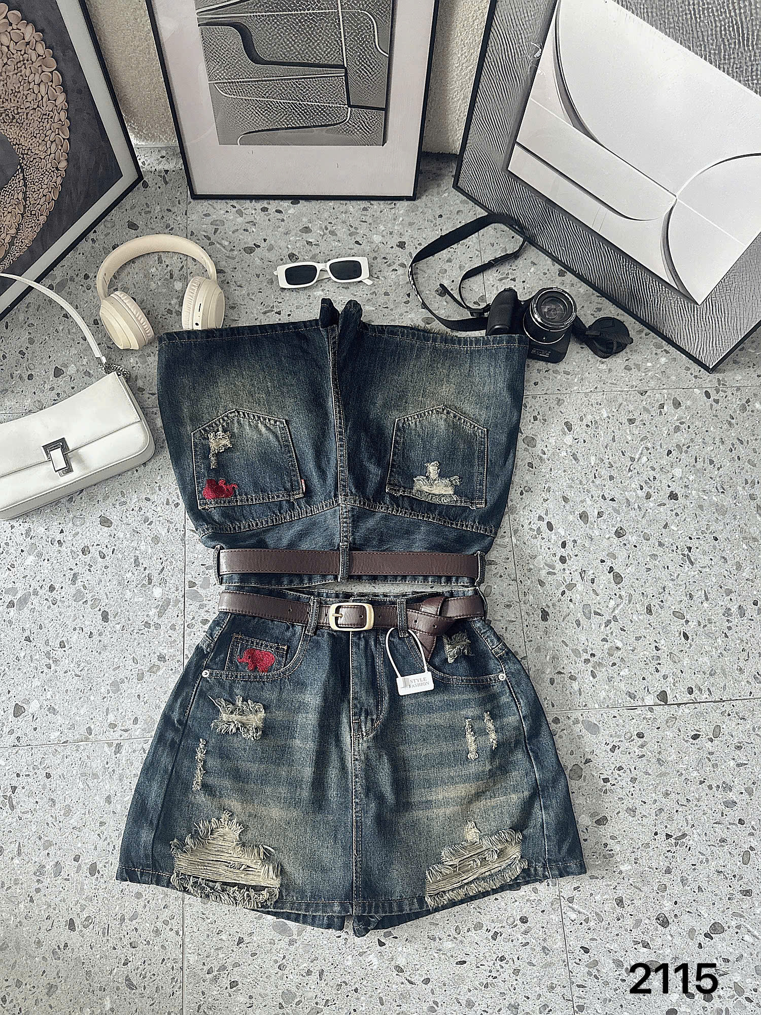 BIGSIZE NỮ -Quần váy jean thêu voi T-QVJ2115_thumbnail_2