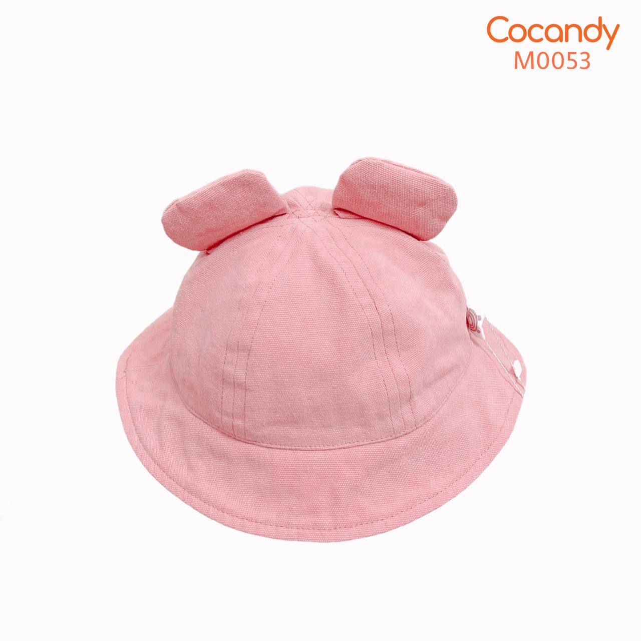 Mũ vành HỒNG tai gấu