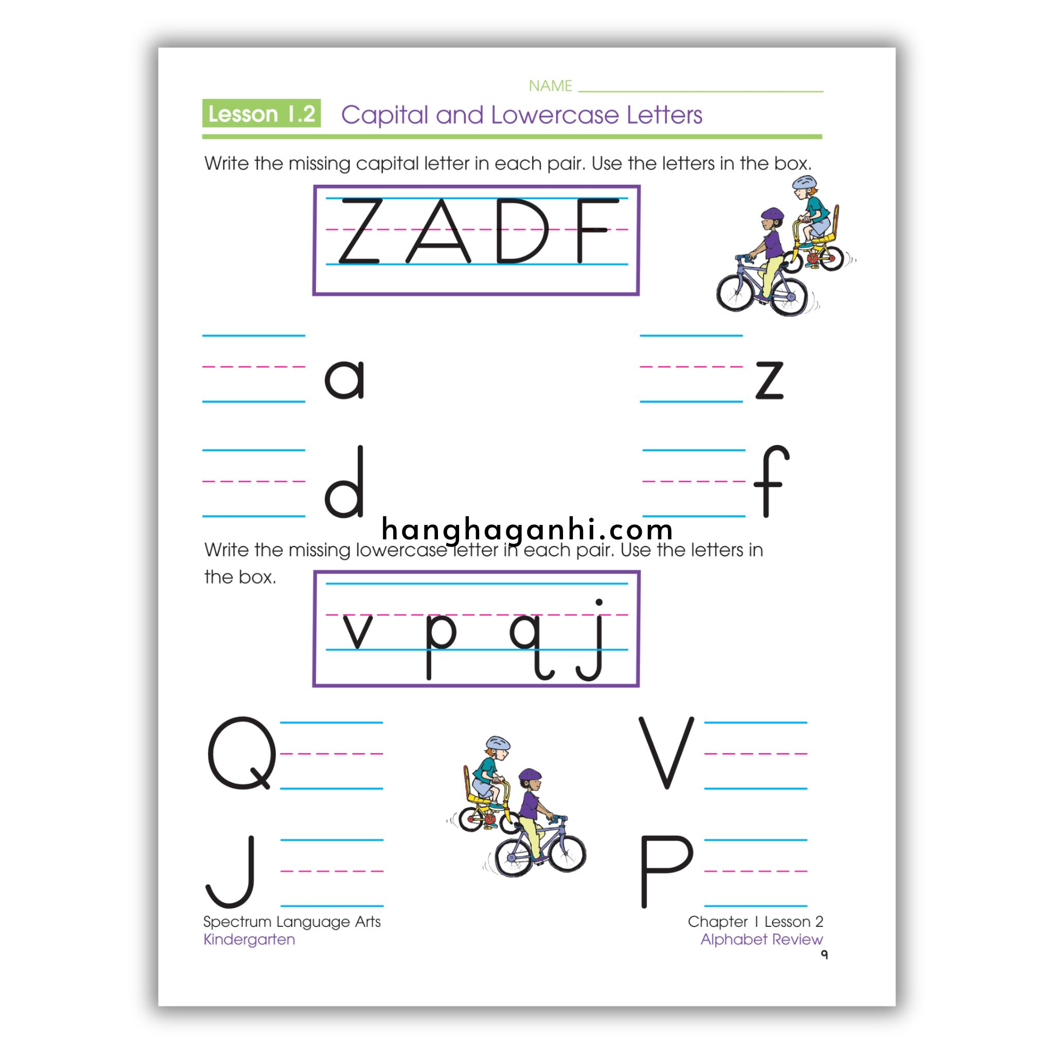 Sách Spectrum Language Arts Workbook Grade K_thumbnail_14