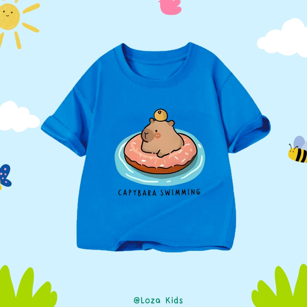 Áo phông cho bé in hình CapyBara nhiều mẫu - Loza Kids  AT024_thumbnail_8