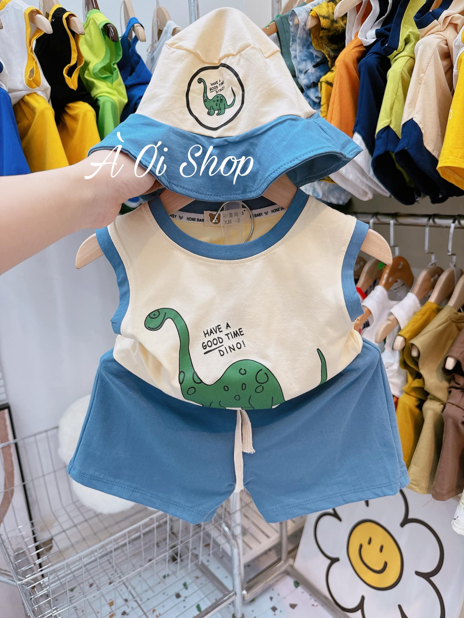 C52 BỘ BA LỖ ĐỘNG VẬT KÈM MŨ VÀNH ( MÀU NGẪU NHIÊN )- A201.465