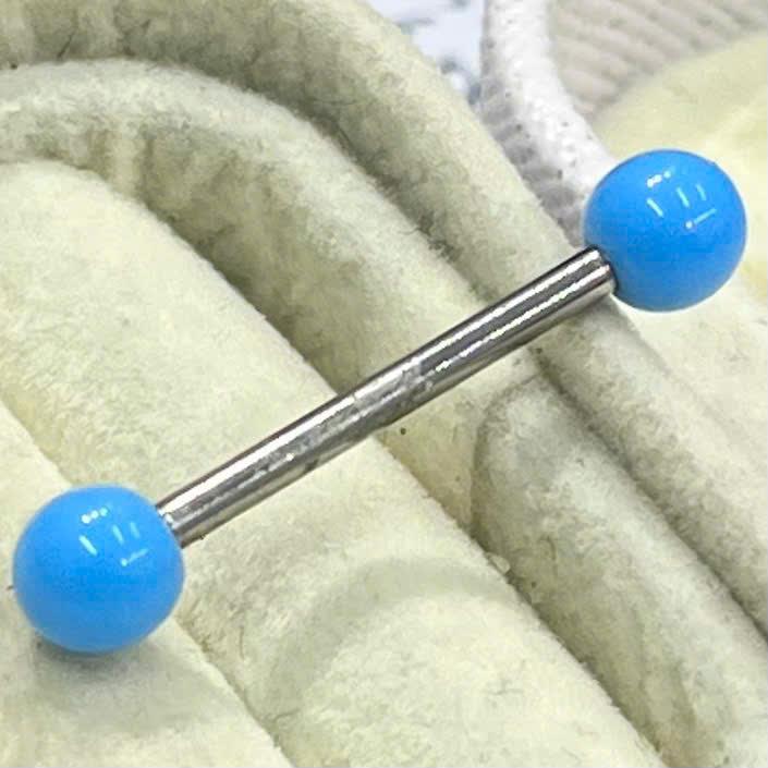 Lưỡi 2 đầu nhựa xanh