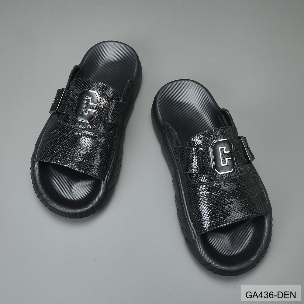 GA436 - Dép xỏ ngón nam thời trang da bò họa tiết rắn đế cao su êm chân_thumbnail_11