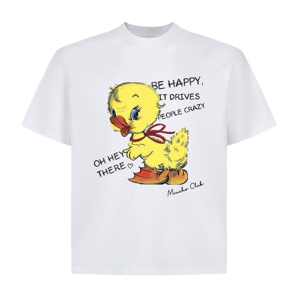 Áo thun boxy vịt con dễ thương 2109 Miucho vải cổ tròn vải cotton 2c 250gsm dày dặn in mix_thumbnail_0