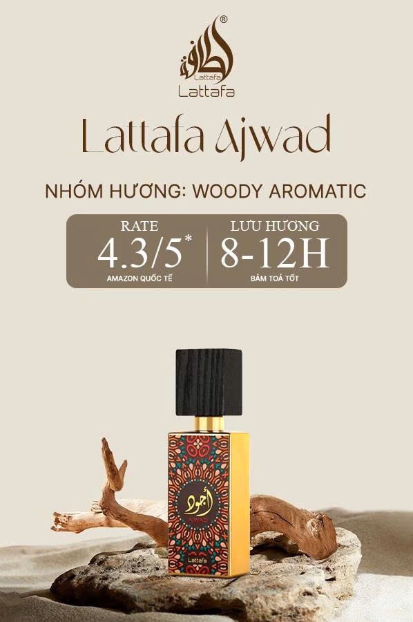 Nước hoa Lattafa Ajwad