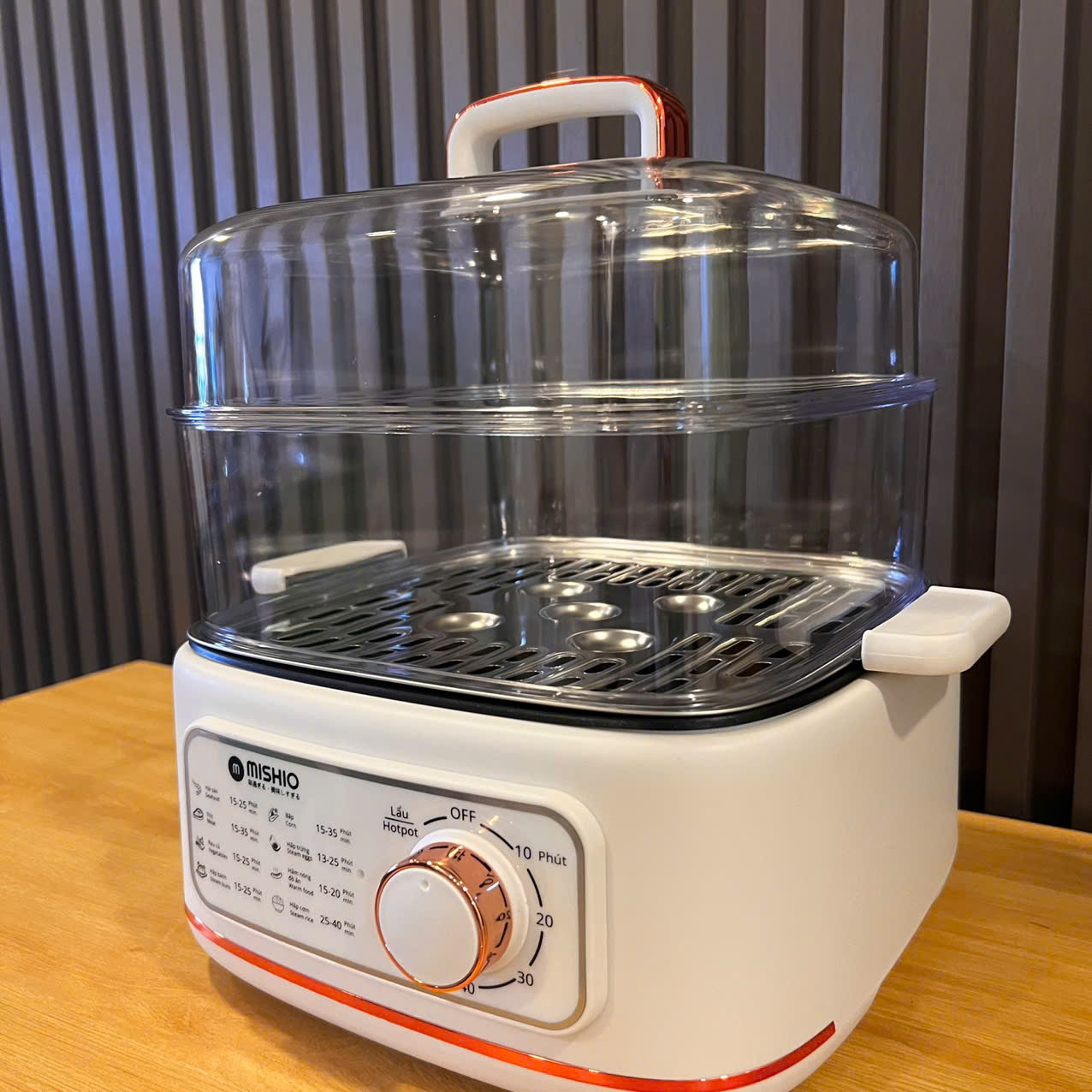 Nồi lẩu hấp thủy nhiệt Mishio MK382 tặng bình đun cao cấp_thumbnail_21