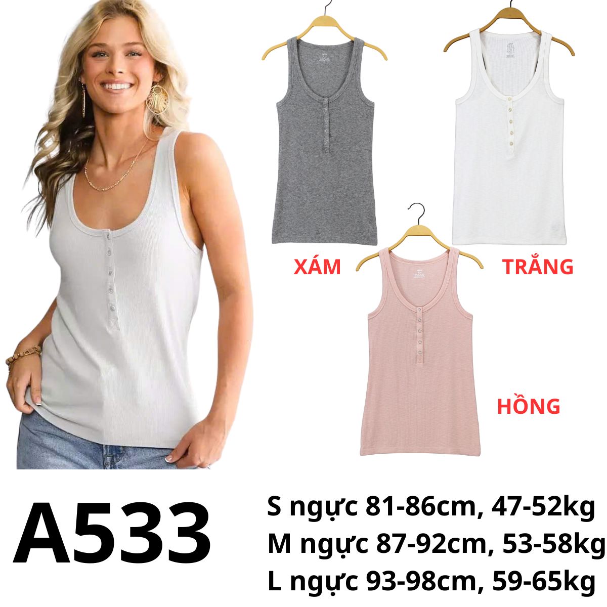 A533 - ÁO 3 LỖ