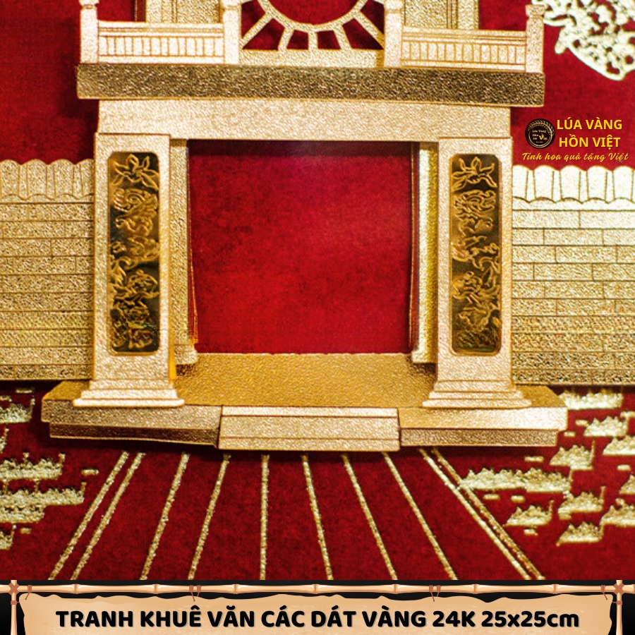 TRANH KHUÊ VĂN CÁC DÁT VÀNG 24K 25x25cm_thumbnail_4