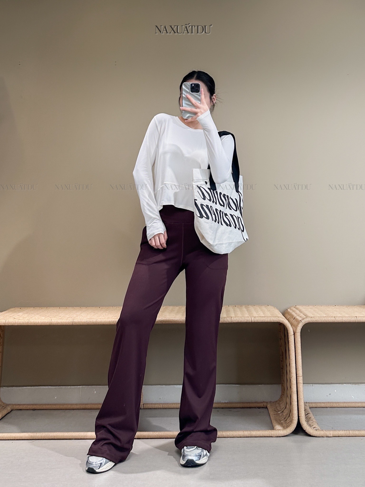 Quần dài legging loe nữ " Acore " - Q671 (SALE)
