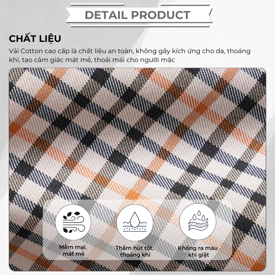 Áo sơ mi sọc caro nam Trung niên PAPAGO tay ngắn lai ngang - P25SNCR012_thumbnail_1