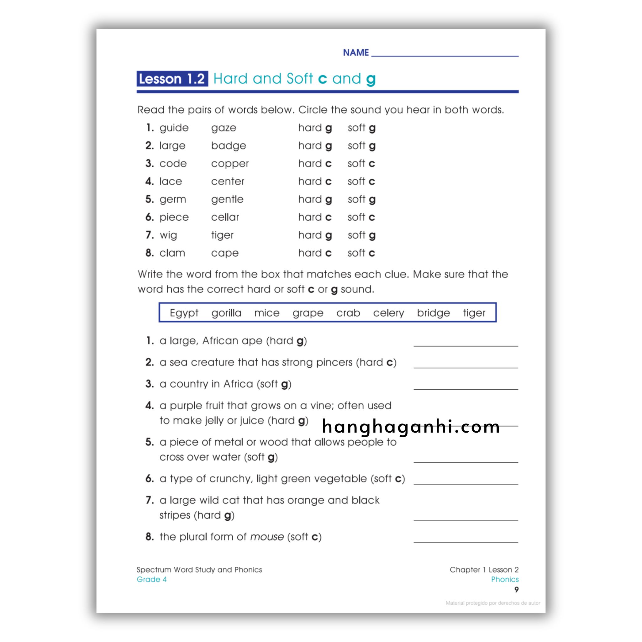 Sách Spectrum Word Study and Phonics Workbook Grade 4_thumbnail_12