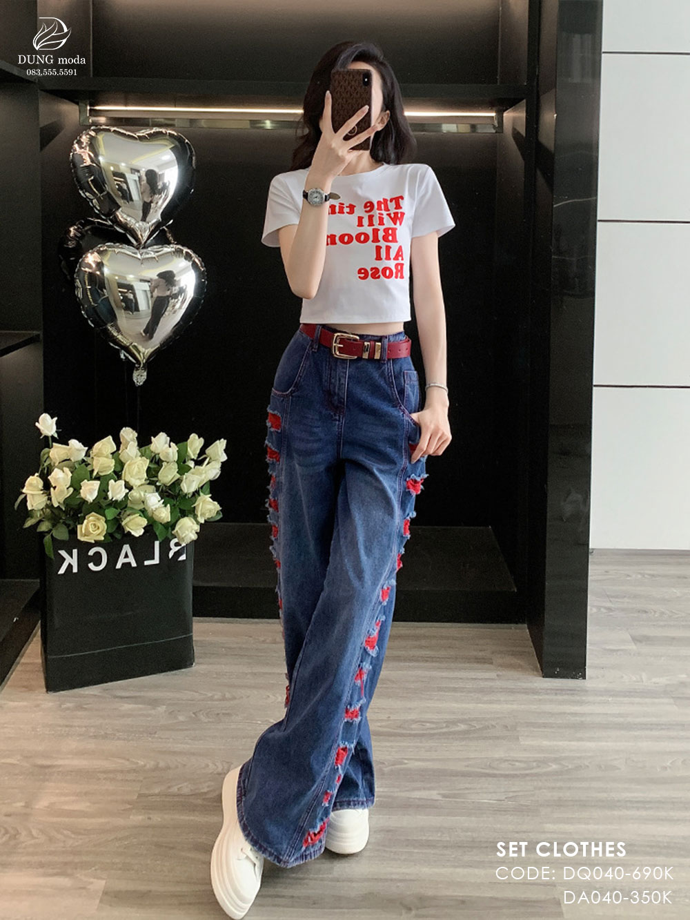 Quần Jean Suông DungModa DQ040 7417B_thumbnail_1