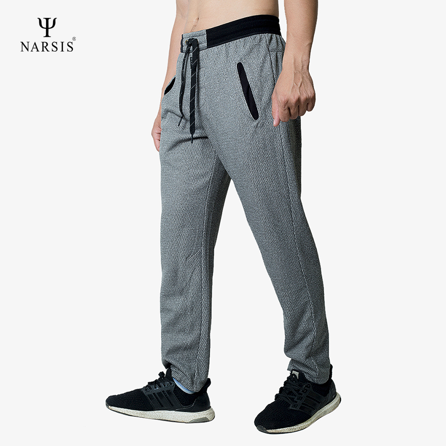 QUẦN DÀI NAM NARSIS  GHI ĐẬM G8004 NARSIS VẢI NỈ ẤM ÁP, MỀM MẠI, THÍCH HỢP MÙA ĐÔNG, GIỮ NHIỆT TỐT