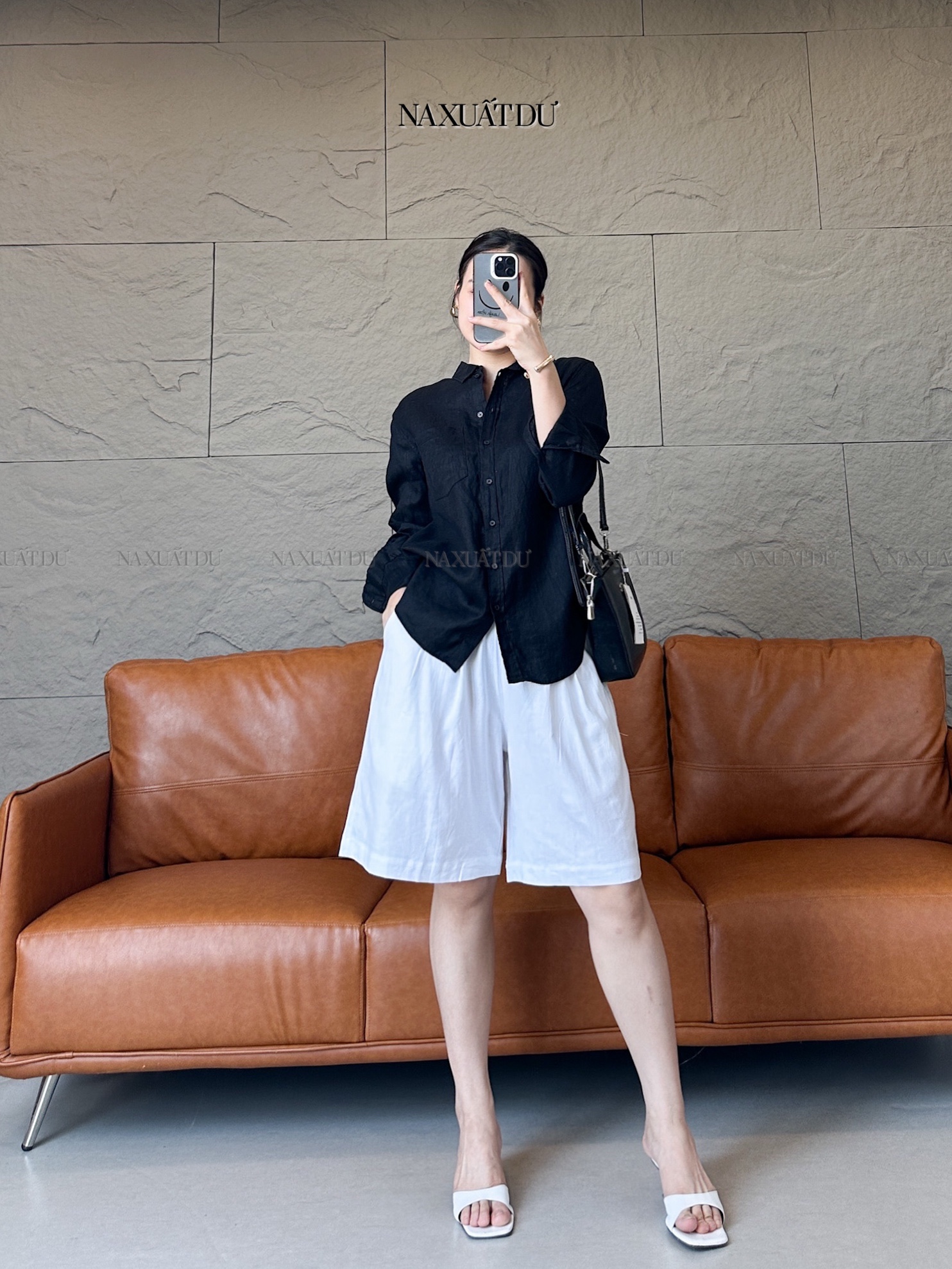 Quần short linen - Q283 (SALE)_thumbnail_4