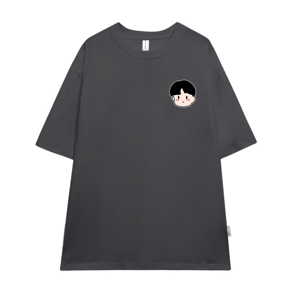 Áo thun cặp đôi cute form rộng unisex ATD1067 Miucho tay lỡ cổ tròn in artwork_thumbnail_14