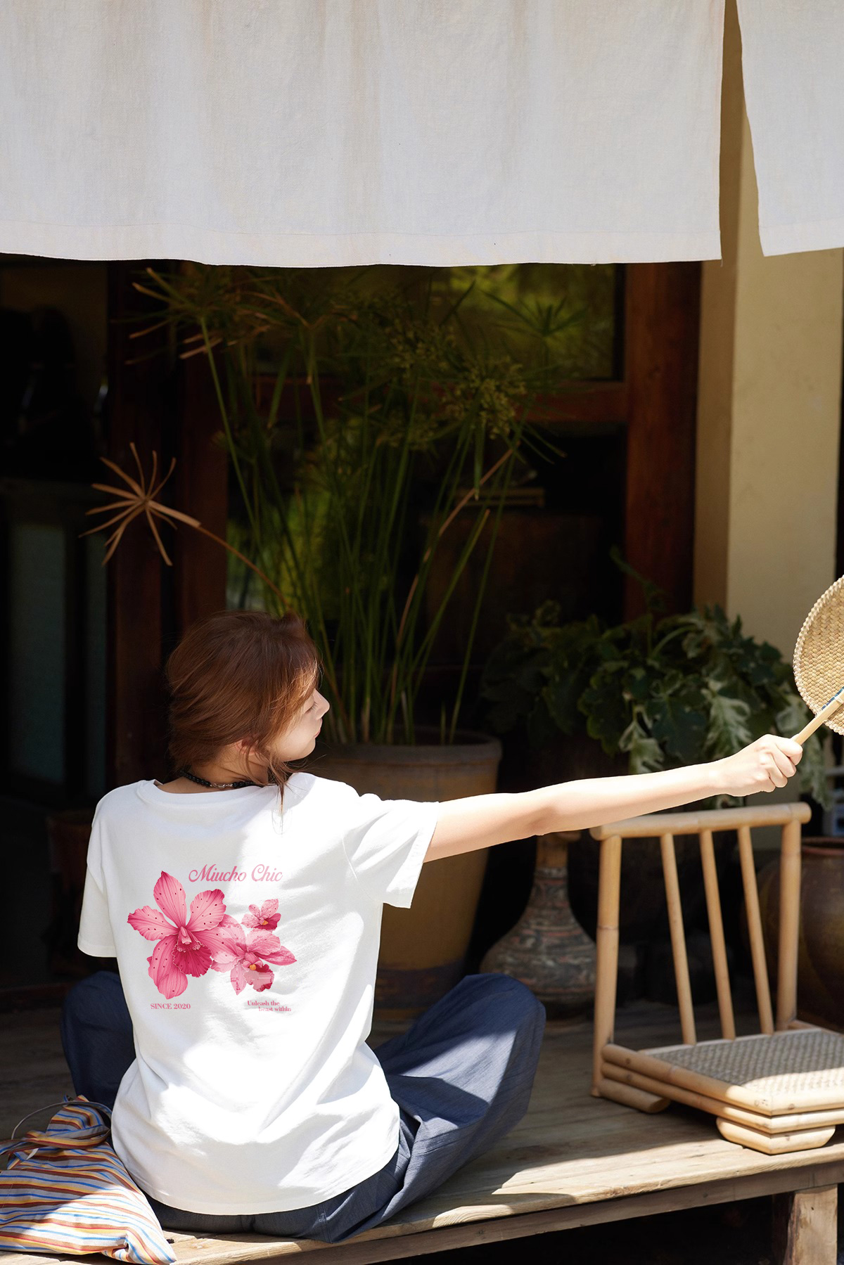 Áo thun nữ form regular ARD2395 Miucho Chic chất vải cotton 4 chiều mềm mại thoáng mát in mix_thumbnail_3