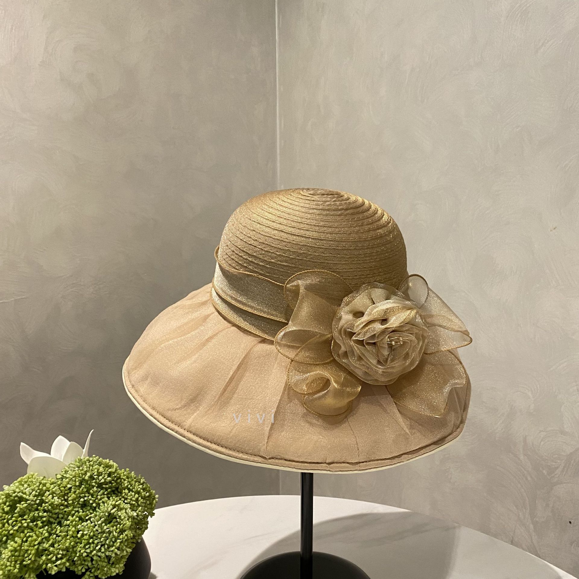 Mũ vành rộng có nơ hoa Hàn Quốc HZ2516_thumbnail_37