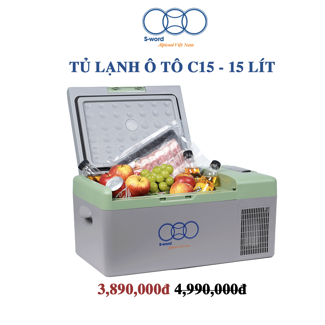 Tủ lạnh ô tô thông minh C15 - 15 lít