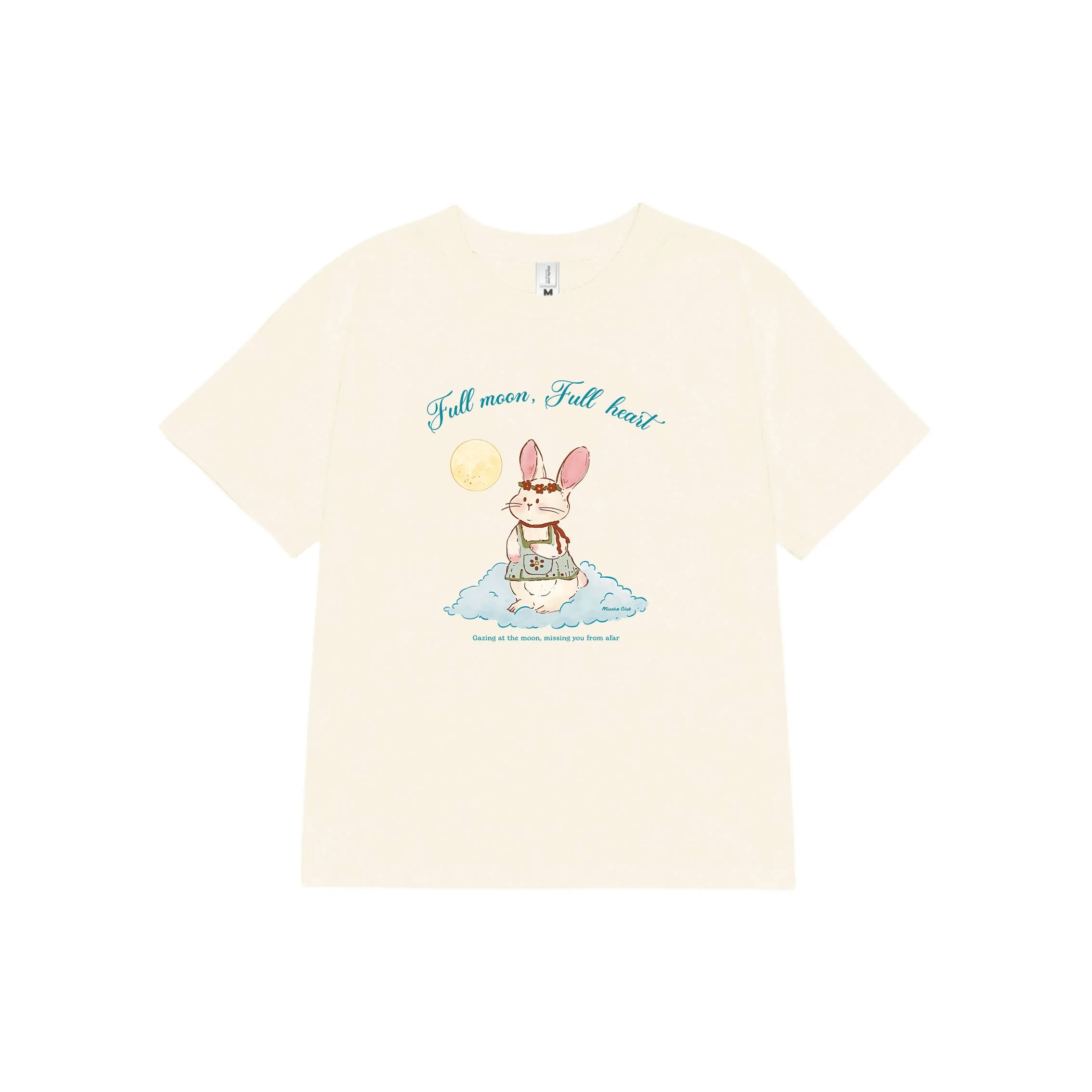 Áo baby tee hình thỏ đáng yêu cho nữ 2612 Miucho chất vải cotton thoáng mát mềm mại in mix_thumbnail_8