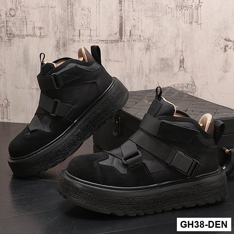 GH38 - Giày bốt nam cổ cao ấm áp Velcro