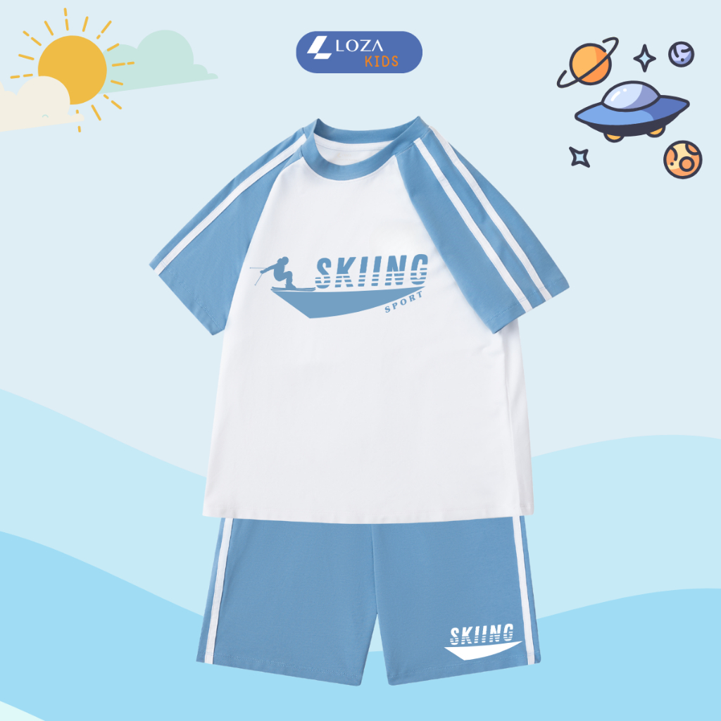 Đồ bộ bé trai phối viền SKIING SPORT - Loza BF373_thumbnail_3