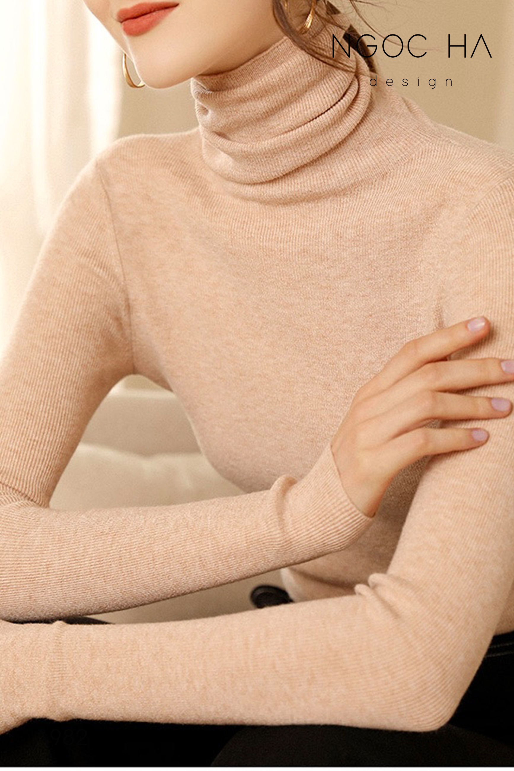 Keva Top_ Áo Len Dày Cổ Cao A982_thumbnail_9