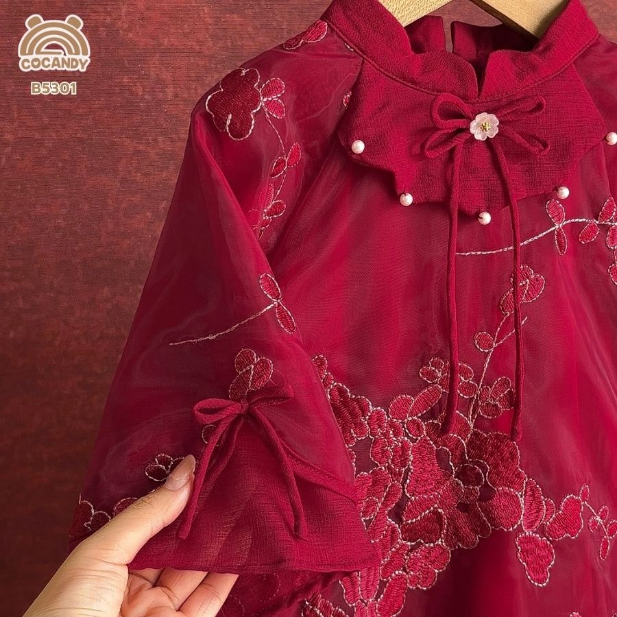 Bộ áo dài ĐỎ Chu Tước_thumbnail_8