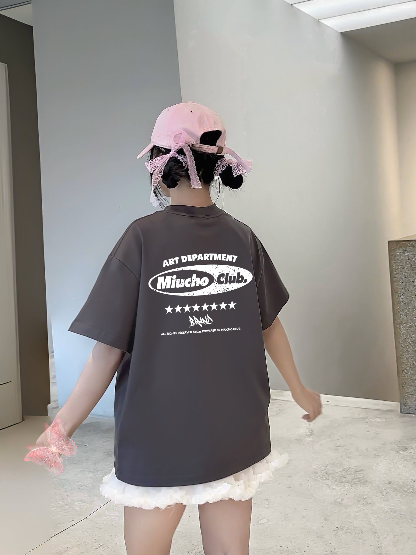 Áo thun localbrand form boxy vải 2C 250gsm dày dặn AXD1613 Miucho in mix_thumbnail_5