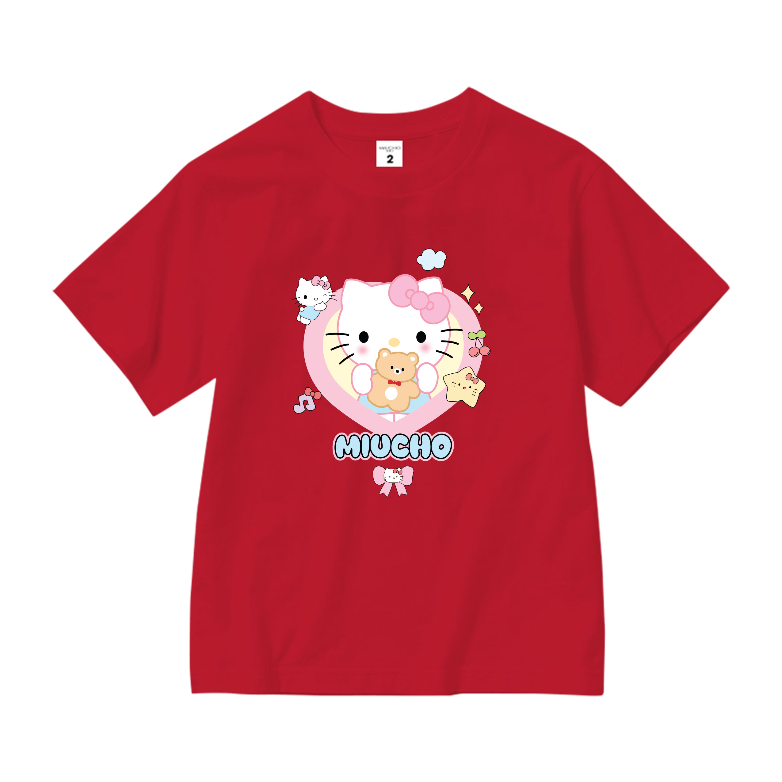 Áo thun bé gái form rộng chất vải cotton thoáng mát AED1545 Miucho Kid in artwork_thumbnail_7