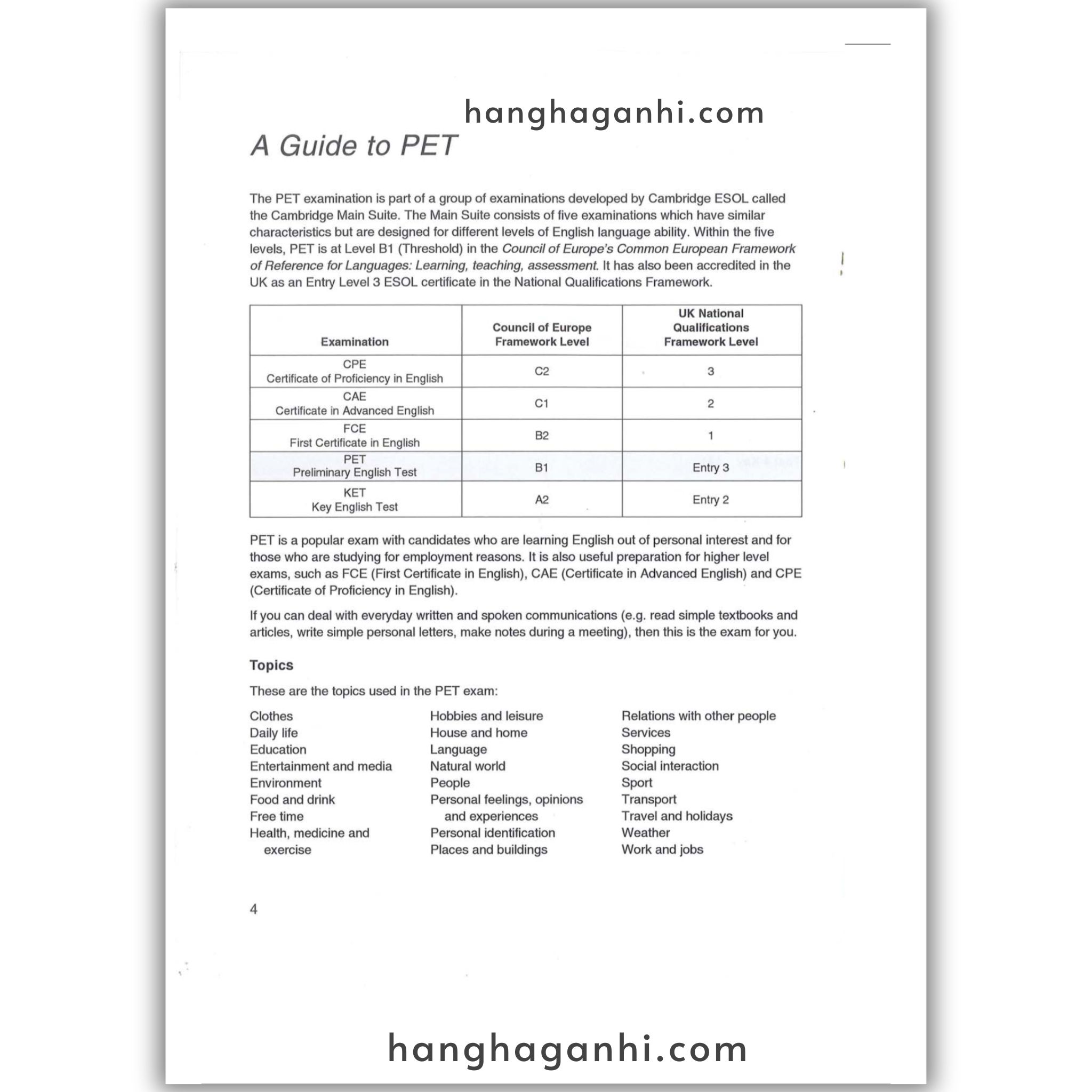 [Sách] Cambridge English Preliminary – Preliminary English Test (PET) 6 With Answers_thumbnail_7
