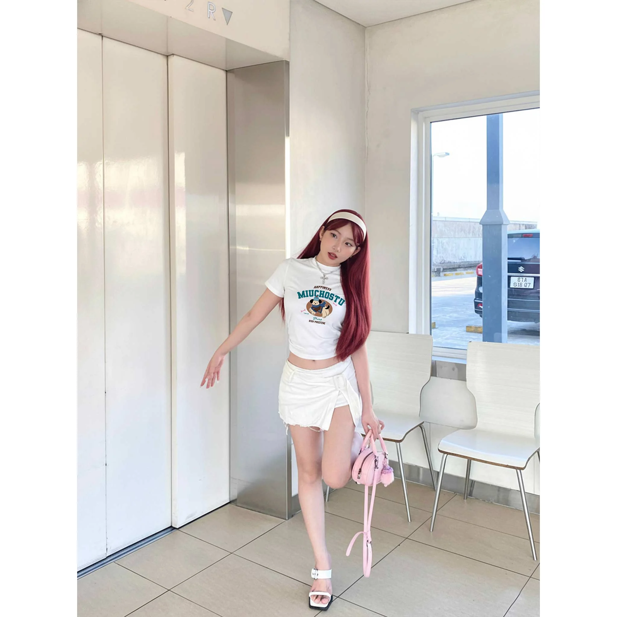 Áo thun babytee nữ Miucho vải cotton co giãn 2 chiều thoáng mát cổ tròn local brand in mix 2822_thumbnail_7