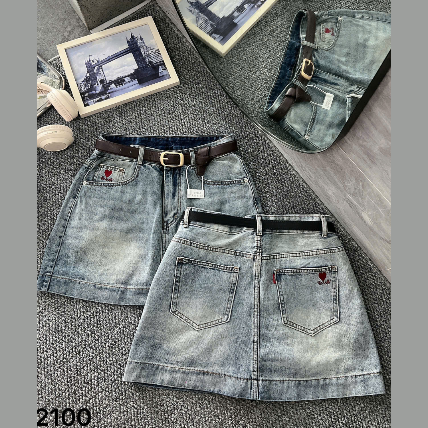 Chân váy dáng A thêu trái tim bigsize JV2100 dành cho nàng béo mập từ 55-90kg_thumbnail_20