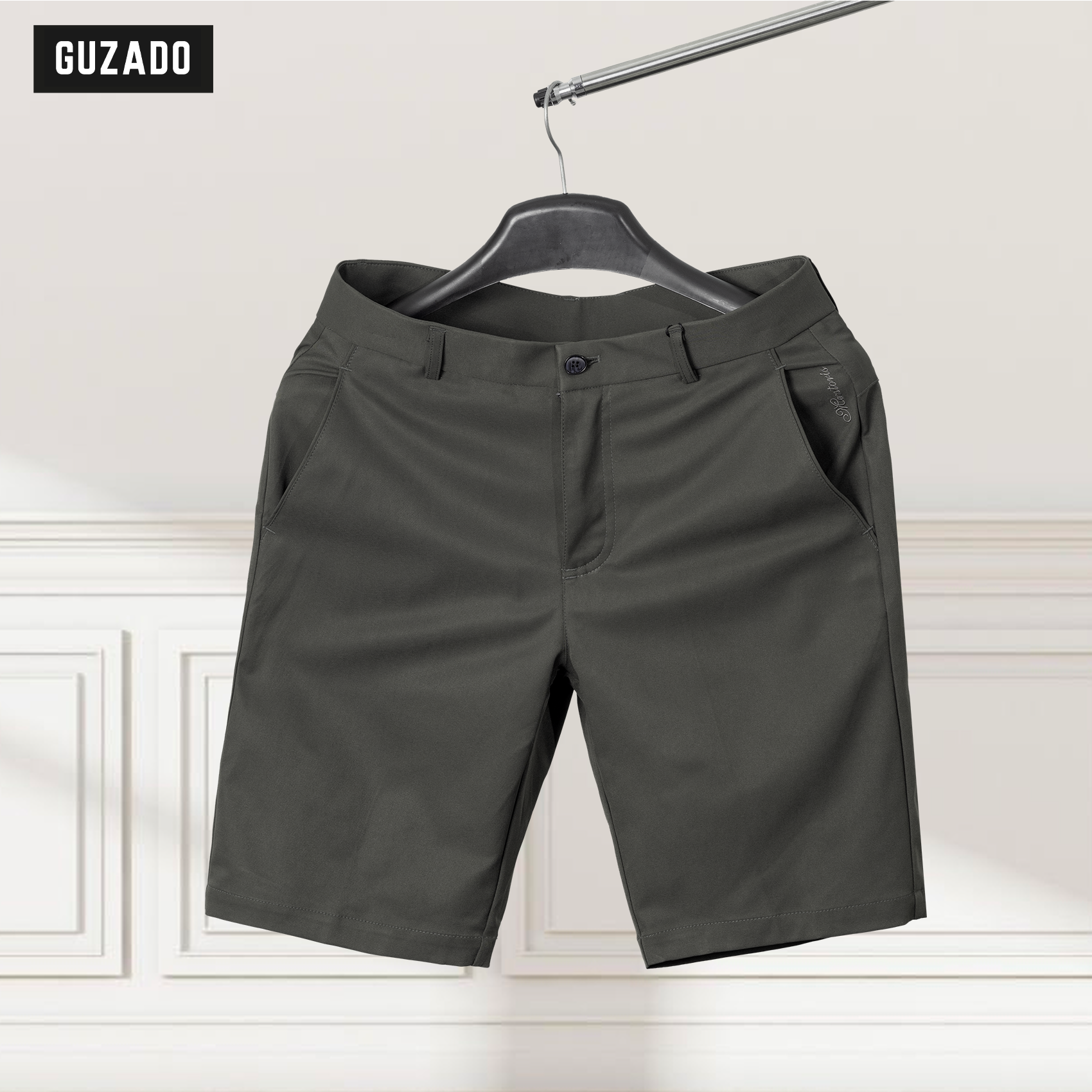 Quần Short Nam GUZADO Vải KaKi Cao Cấp Dày Dặn MSR2515_thumbnail_5