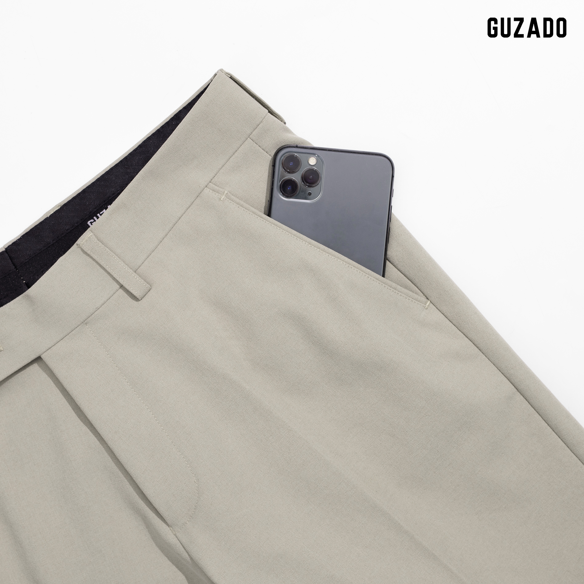 Quần Tây Nam Kaki GUZADO, Phong Cách Công Sở, Thanh Lịch GTR01S_thumbnail_4